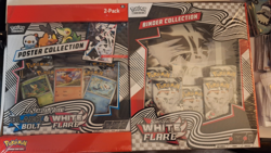 Pokemon TCG: Scarlet & Violet-White Flare Binder Collection and Unova Poster - Image 3