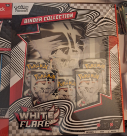 Pokemon TCG: Scarlet & Violet-White Flare Binder Collection and Unova Poster - Image 4