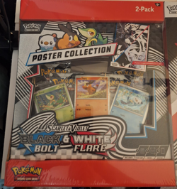 Pokemon TCG: Scarlet & Violet-White Flare Binder Collection and Unova Poster - Image 5