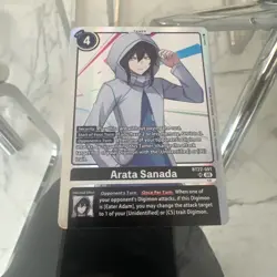 Digimon Card Game Arata Sanada BT22-091 SR Cyber Eden - Image 1