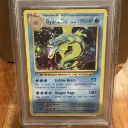 2016 POKEMON XY EVOLUTIONS #34/108 GYARADOS HOLO PSA 9 - Image 2