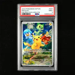PSA 9 MINT 2023 Pokemon ENG Pikachu G SVP EN 027 Promo(2) - Image 1