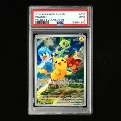 PSA 9 MINT 2023 Pokemon ENG Pikachu G SVP EN 027 Promo(2) - Image 2