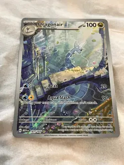 Pokemon Dragonair 181/165 Scarlet & Violet 151 Illustration Rare NM/NM+ cond. - Image 1