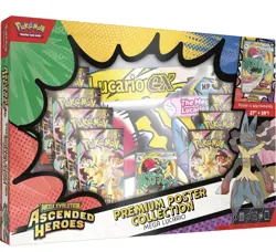 Pokemon Ascended Heroes Premium Poster Collection ✅ Mega Lucario 🔥 Sealed 🚚 - Image 1