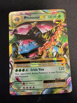 Pokemon TCG M Venusaur EX XY Evolutions 2/108 Mega Holo Rare - Image 1