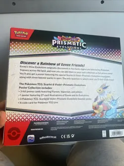 Pokemon TCG Prismatic Evolutions Poster Collection Rare Factory Sealed - Image 2