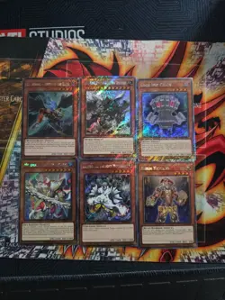 Yugioh! Platinum Secret Rare X6 Cards From Rarity Collection 4 Stampede - Image 1