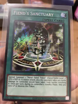 Fiend's Sanctuary LCKC-EN030 Unlimited Secret Rare NM +Bonus FREE SHIPPING! - Image 3