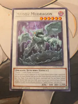 Yugioh! Muddy Mudragon - 1st Ed Rare - DANE-EN081 - NM - Image 1
