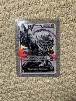 Charlotte Katakuri Op03-099 Leader Alt Art One Piece Pillars Of Strength NM - Image 1