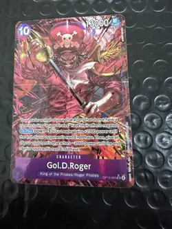 Gol.D.Roger Alt Art OP13-064 Carrying On His Will One Piece TCG - Image 1