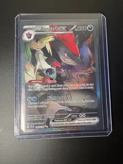 Pokemon TCG N's Zoroark EX 185/159 Sv09: Journey Together Holo NM - Image 1