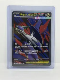 Pokemon TCG Mega Latias EX Full Art Ultra Rare Card 163/132 Mega Evolution - Image 1