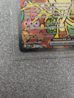 Meowth Ex 121/88 Full Art Pokemon Perfect Order Card Mint Condition - Image 3