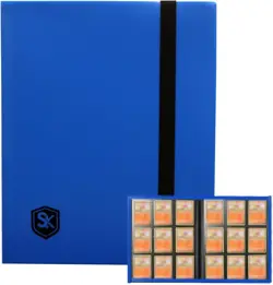 9-Pocket Card Album Holds 360 Sports/Game Cards Side-Loading Durable Binder - Image 1
