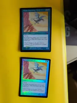 Drake Hatchling x2 Drake Mercadian Masques. FOIL. Magic the Gathering Card. - Image 1