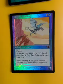 Drake Hatchling x2 Drake Mercadian Masques. FOIL. Magic the Gathering Card. - Image 2