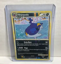 Sharpedo 30/102 HGSS Triumphant Reverse Holo Rare Pokemon Card - Image 1