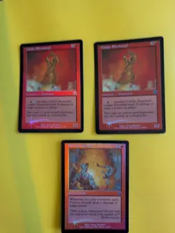 Cinder Elemental x2 & Furious Assualt Mercadian Masques. FOIL. MTG 3 Card. - Image 2