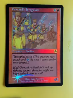 Gerrard's Irregulars x3. Mercadian Masques. FOIL. Magic the Gathering Card. - Image 5