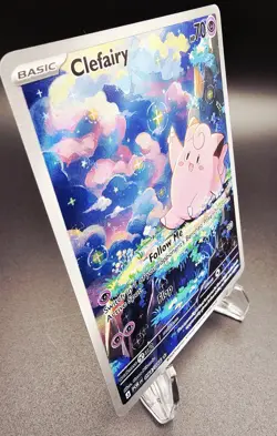 Pokemon Clefairy 094/088 Full Art Holo Rare Basic Fairy Card 70 HP 2026 - Image 3