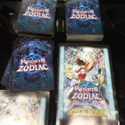 Bandai Card Game Knights of the Zodiac CCG Starter Sets 1 &2 +19 Additional 108 - Image 1