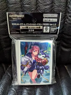 Digimon Card Game Official Card Sleeves - Yuuki and Impmon 2025 (60-Pack) - Image 1