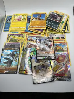 Bulk Lot of 88 V VMAX Basic Some Duplicates Pokemon Card Used As Is - Image 1