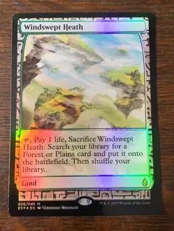 MtG - Windswept Heath - Zendikar Expeditions - 020/045 - Mythic - Foil - Image 1