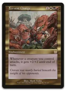 Fervent Charge #98 (LP) Apocalypse APC Magic MTG - Image 1