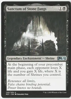 MTG Sanctum of Stone Fangs U Core Set 2021 120 LP - Image 1