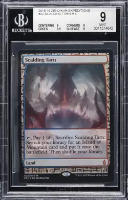 2015-16 MAGIC: THE GATHERING ZENDIKAR EXPEDITIONS - M L #22 SCALDING TARN BGS 9 - Image 1