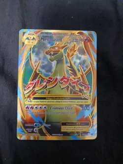 Pokemon TCG Mega-Charizard-EX Evolutions Holo Full Art Ultra Rare Card 101/108 - Image 3