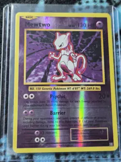 Pokemon Mewtwo Evolutions Rare Regular 51/108 130HP Trading Card 2016 - Image 1