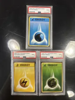 1996 Pokemon Energy Cards PSA 9 Mint Lot Of 3 - Image 1