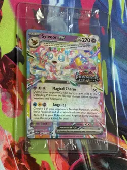 Pokemon Prismatic Evolutions #41/131 Sylveon Double Rare Stamped Holo Sealed - Image 1