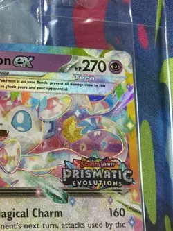 Pokemon Prismatic Evolutions #41/131 Sylveon Double Rare Stamped Holo Sealed - Image 3