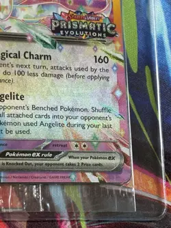 Pokemon Prismatic Evolutions #41/131 Sylveon Double Rare Stamped Holo Sealed - Image 5