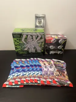 Pokemon TCG Paldea Evolved Sleeved Booster Packs, Lot of 10, Sealed New - Image 1
