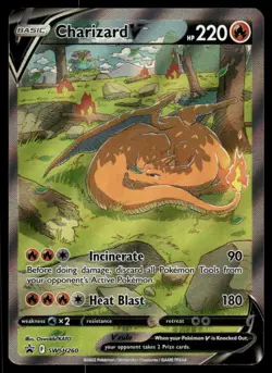 *WED NIGHT* Charizard V SWSH260 Sword & Shield Promo Holo Promo - Image 1