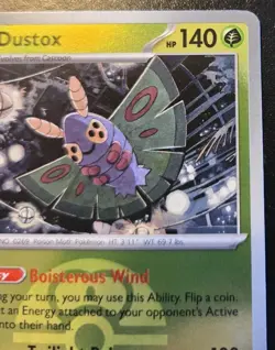 Dustox 015/217 Love Ball Holo Uncommon Ascended Heroes Pokemon TCG - Image 3