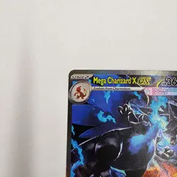 Pokemon Phantasmal Flames MEGA CHARIZARD X EX SIR NM 125/94 - Image 3