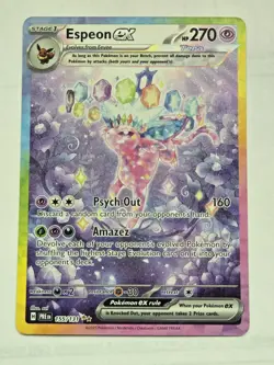 2025 Pokemon, Espeon ex 155/131,Prismatic Evolutions, Special Illustration Rare - Image 1
