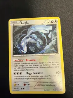 Lugia 78/124 XY Fates Collide Non Holo Rare Legendary Pokemon TCG 2016 - Image 1