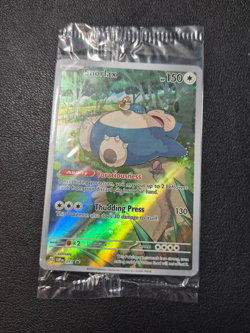 Pokemon TCG 051 Sv: Scarlet & Violet 151 ETB Snorlax Black Star Promo Holo NM - Image 1