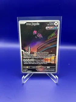 Pokemon Iron Jugulis 216/182 Illustration Rare Holo Paradox Rift NM - Image 1