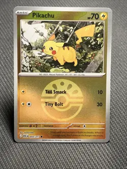 Pokemon TCG - Ascended Heroes - (Reverse Holo) Friend Ball - Pikachu - 055/217 - Image 1