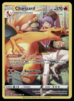 *WED NIGHT* Charizard TG03/TG30 Lost Origin Trainer Gallery Holo - Image 1