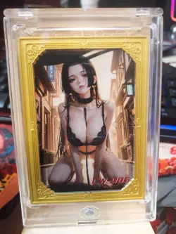 One Piece CCG Boa Hancock Metal Card From Nvshenshe - Image 1